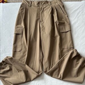 GAP Khaki Brown Cargo Track Pants